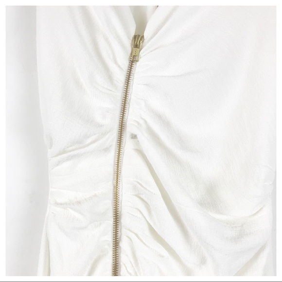 NWT‎ Dress the Population Cher Zip Maxi Dress in White Size XXS - Picture 8 of 12